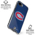 NHL Montreal Canadiens Distressed iPhone 16e Clear Case