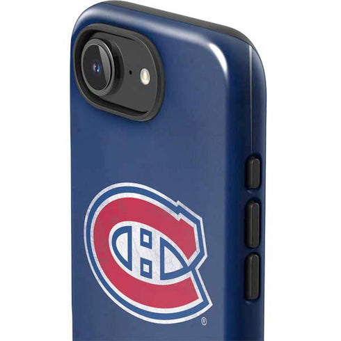 NHL Montreal Canadiens Distressed iPhone 16e Impact Case