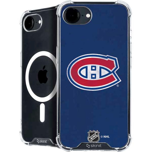 NHL Montreal Canadiens Distressed iPhone 16e MagSafe Case