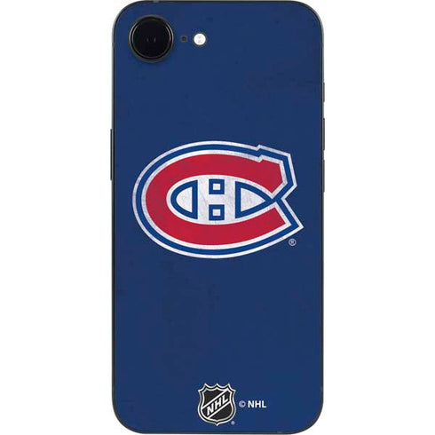 NHL Montreal Canadiens Distressed iPhone 16e Skin