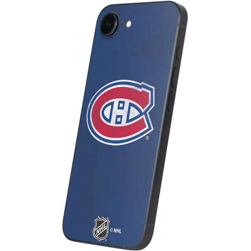 NHL Montreal Canadiens Distressed iPhone 16e Skin