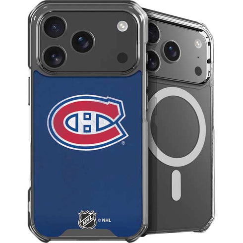NHL Montreal Canadiens Distressed iPhone 18 Pro MagSafe Case