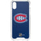 NHL Montreal Canadiens Distressed iPhone XS Clear Case