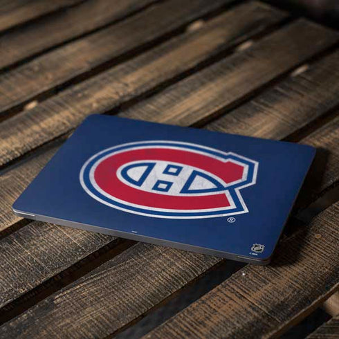 NHL Montreal Canadiens Distressed Apple MacBook Air Skin