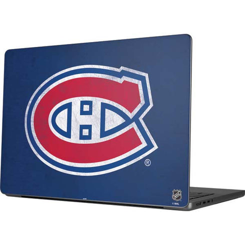 NHL Montreal Canadiens Distressed Apple MacBook Pro 14-inch Skin