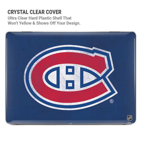 NHL Montreal Canadiens Distressed MacBook Pro 14in (2021-24) Case plus Skin