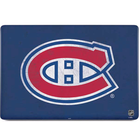 NHL Montreal Canadiens Distressed MacBook Skins