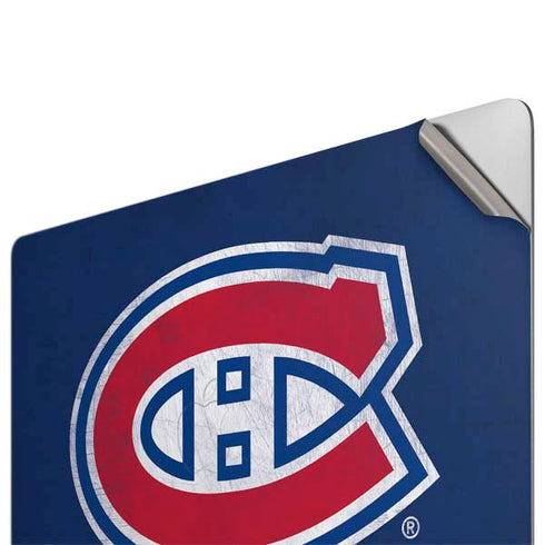 NHL Montreal Canadiens Distressed Apple MacBook Pro 16-inch Skin