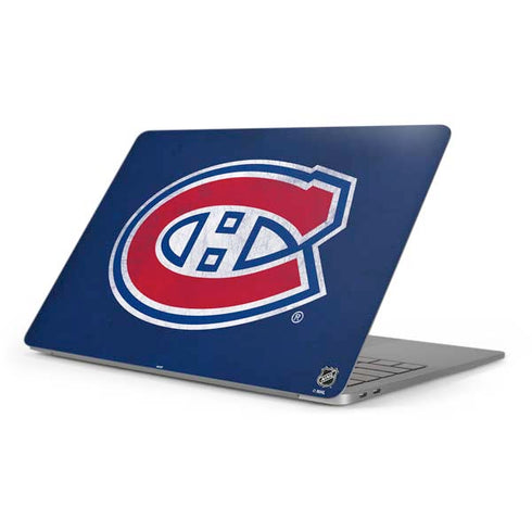 NHL Montreal Canadiens Distressed Apple MacBook Pro 16-inch Skin
