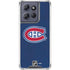 NHL Montreal Canadiens Distressed Moto G Power 5G (2025) Clear Case