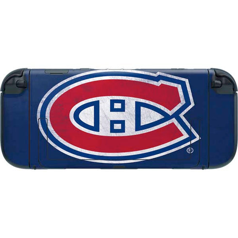NHL Montreal Canadiens Distressed Nintendo Switch 2 (2025) with Joy-Con Skin