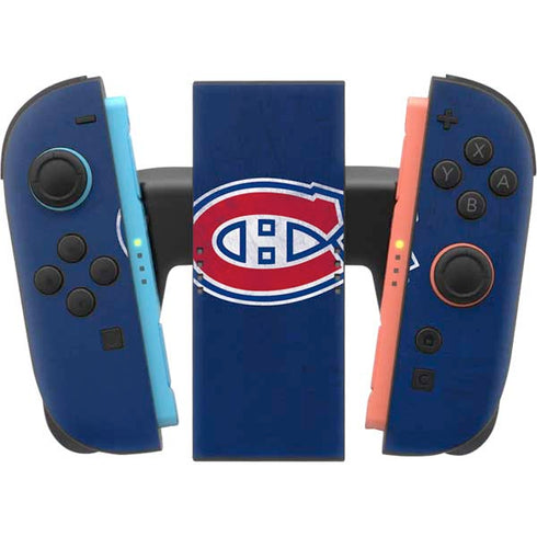 NHL Montreal Canadiens Distressed Nintendo Switch 2 (2025) Joy-Con Controller Skin