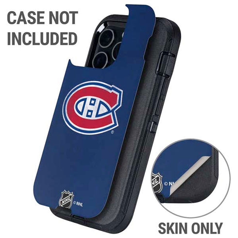 NHL Montreal Canadiens Distressed Otterbox Defender iPhone Skin