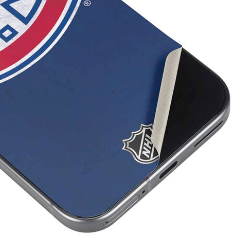 NHL Montreal Canadiens Distressed Pixel 9 Pro XL Skin