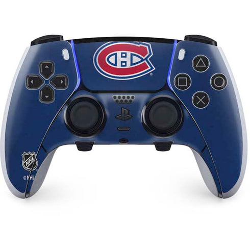 NHL Montreal Canadiens Distressed PS5 DualSense Edge Pro Controller Skin