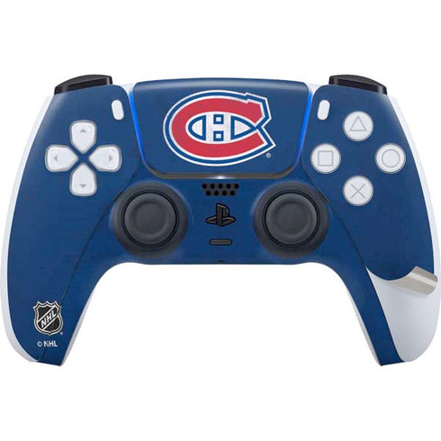 NHL Montreal Canadiens Distressed PS5 Pro Disk Bundle Skin
