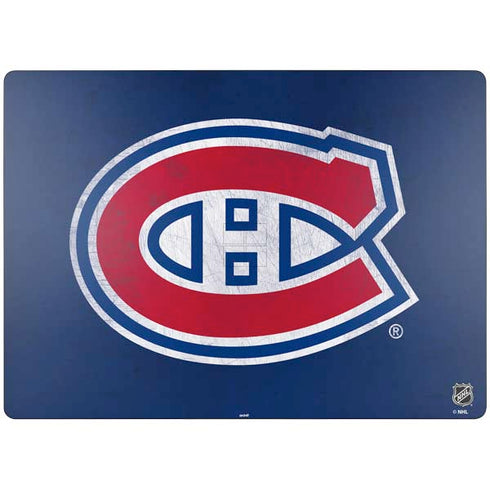 NHL Montreal Canadiens Distressed Surface Laptop 7 13.8in Skin
