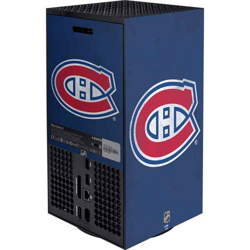 NHL Montreal Canadiens Distressed Xbox Series X Bundle Skin