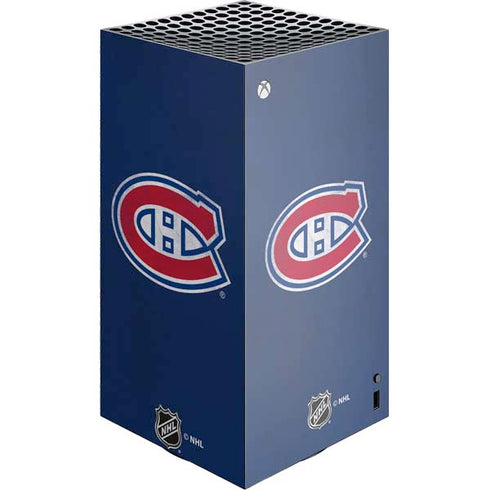 NHL Montreal Canadiens Distressed XBox Series X Digital Edition Console Skin