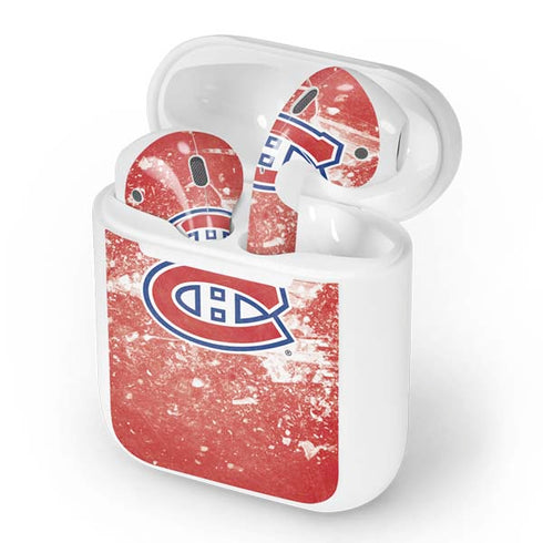 NHL Montreal Canadiens Frozen Apple AirPods Skin