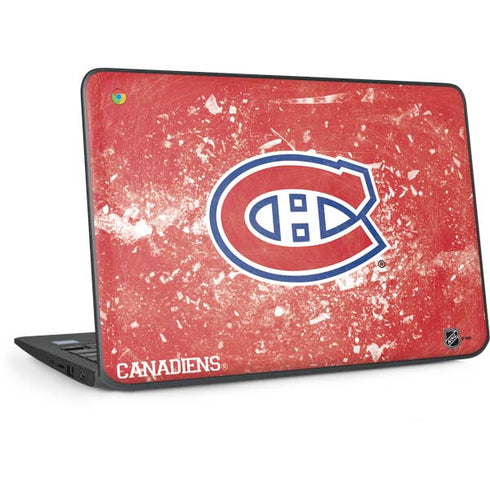 NHL Montreal Canadiens Frozen HP Chromebook Skin