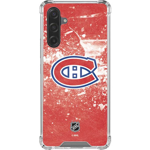 NHL Montreal Canadiens Frozen Galaxy A17 Clear Case