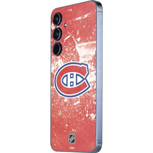 NHL Montreal Canadiens Frozen Galaxy A35 5G Skin