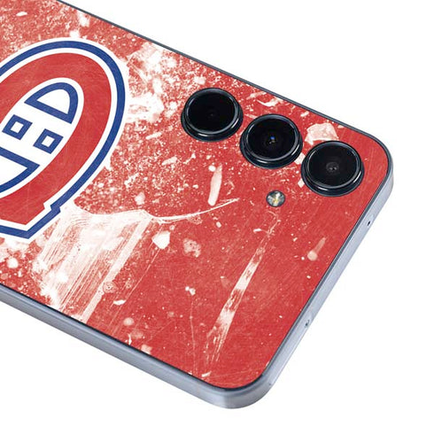NHL Montreal Canadiens Frozen Galaxy A55 5G Skin