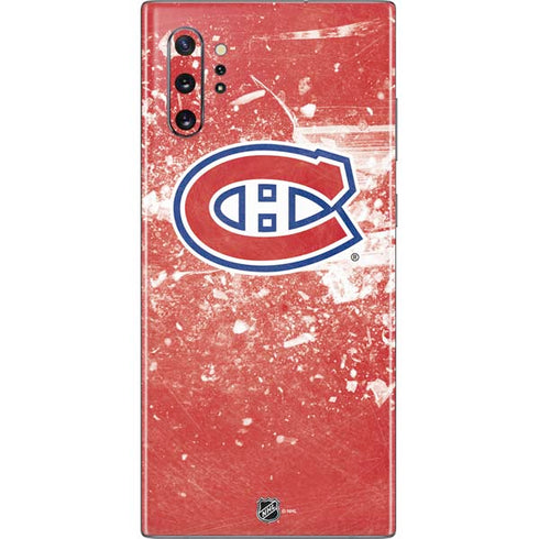 NHL Montreal Canadiens Frozen Galaxy Note 10 Plus Skin