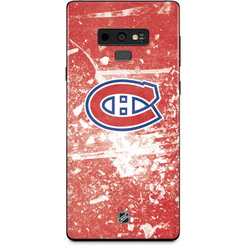 NHL Montreal Canadiens Frozen Galaxy Note 9 Skin
