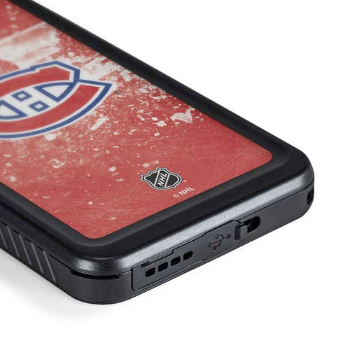 NHL Montreal Canadiens Frozen Galaxy S24 Plus Waterproof Case