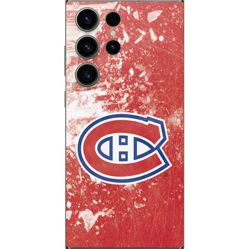 NHL Montreal Canadiens Frozen Galaxy S25 Ultra Skin