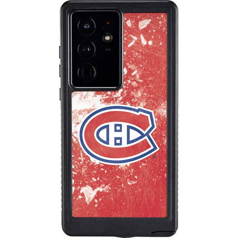 NHL Montreal Canadiens Frozen Galaxy S24 Ultra Waterproof Case