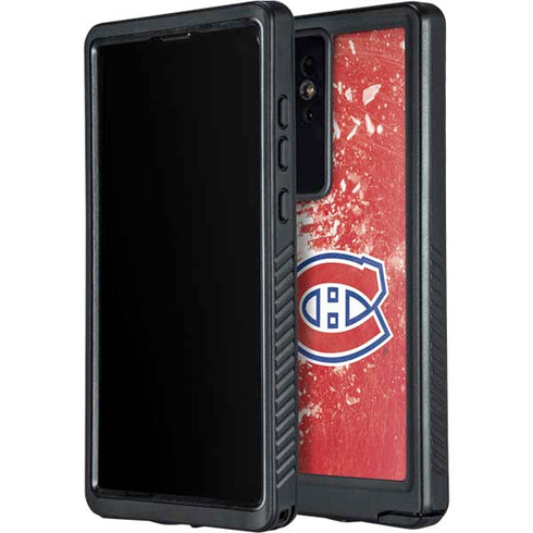 NHL Montreal Canadiens Frozen Galaxy S24 Ultra Waterproof Case