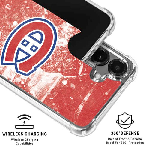 NHL Montreal Canadiens Frozen Galaxy S26 Clear Case