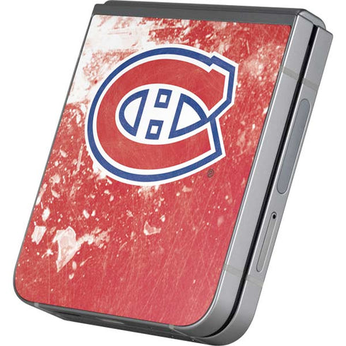 NHL Montreal Canadiens Frozen Galaxy Z Flip6 Skin