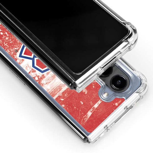 NHL Montreal Canadiens Frozen Galaxy Z Fold5 5G Clear Case