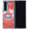 NHL Montreal Canadiens Frozen Galaxy Z Fold6 Clear Case