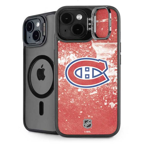 NHL Montreal Canadiens Frozen iPhone 15 Kickstand Case