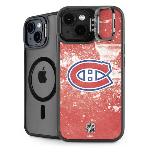 NHL Montreal Canadiens Frozen iPhone 15 Plus Kickstand Case