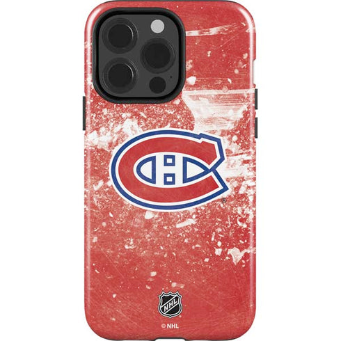 NHL Montreal Canadiens Frozen iPhone 15 Pro Impact Case