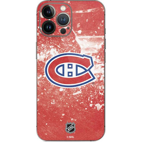 NHL Montreal Canadiens Frozen iPhone 15 Pro Max Skin