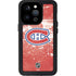 NHL Montreal Canadiens Frozen iPhone 15 Pro Waterproof Case