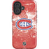 NHL Montreal Canadiens Frozen iPhone 16 Magsafe Impact Case