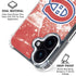 NHL Montreal Canadiens Frozen iPhone 16 Plus Clear Case