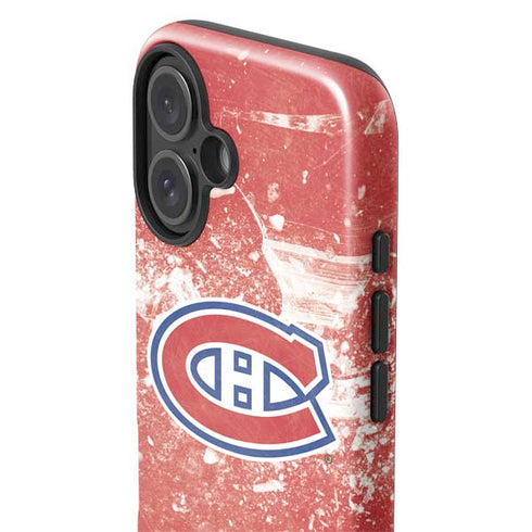 NHL Montreal Canadiens Frozen iPhone 16 Plus Impact Case