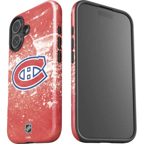 NHL Montreal Canadiens Frozen iPhone 16 Plus Impact Case