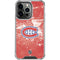 NHL Montreal Canadiens Frozen iPhone 16 Pro Clear Case