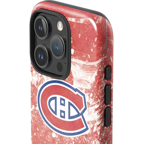 NHL Montreal Canadiens Frozen iPhone 16 Pro Impact Case