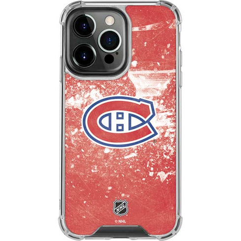 NHL Montreal Canadiens Frozen iPhone 16 Pro Max Clear Case